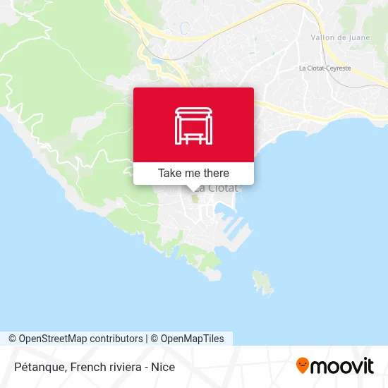 Pétanque map