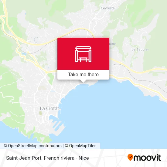 Saint-Jean Port map