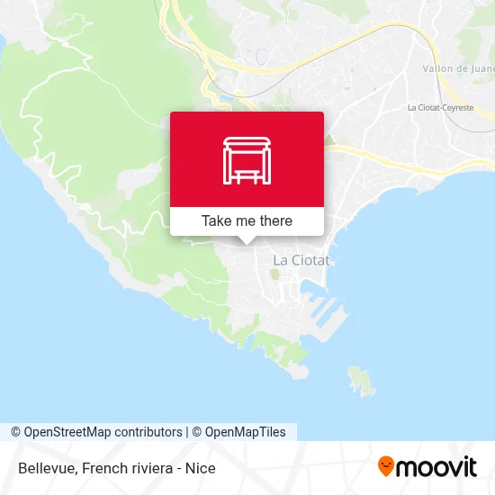 Bellevue map