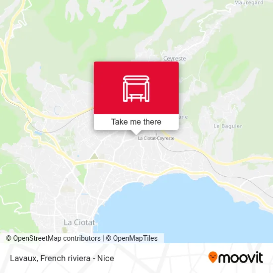 Lavaux map