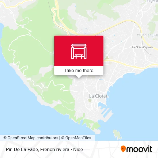 Pin De La Fade map