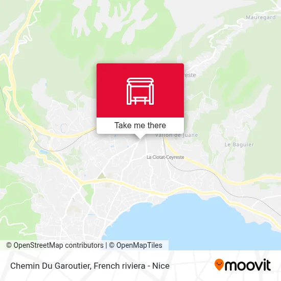 Chemin Du Garoutier map