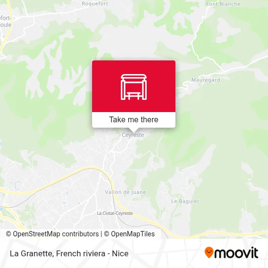 La Granette map