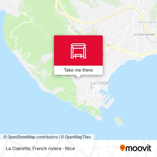 La Clairette map