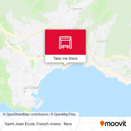 Saint-Jean Ecole map