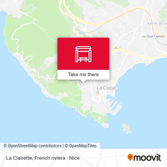 La Clairette map