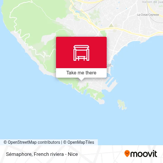 Sémaphore map