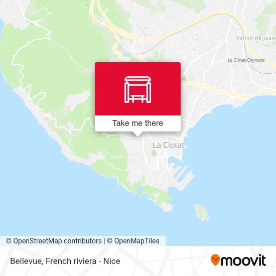 Bellevue map