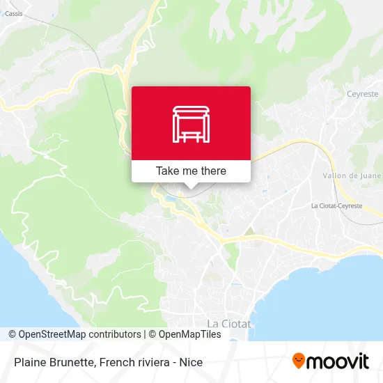 Plaine Brunette map