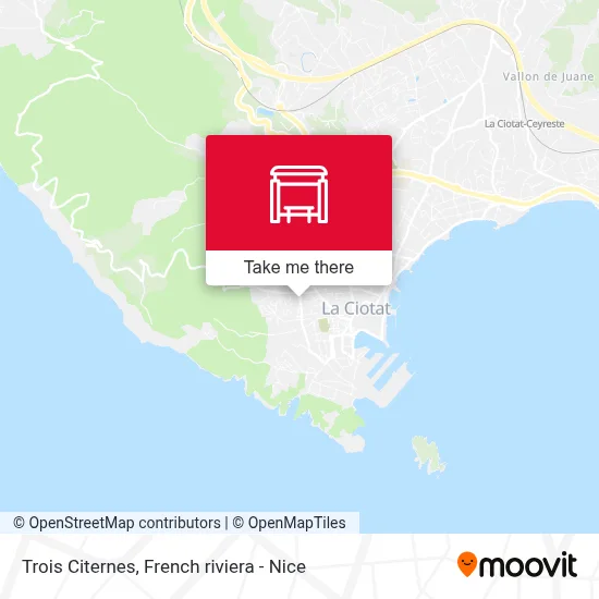 Trois Citernes map