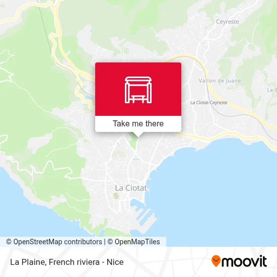 La Plaine map