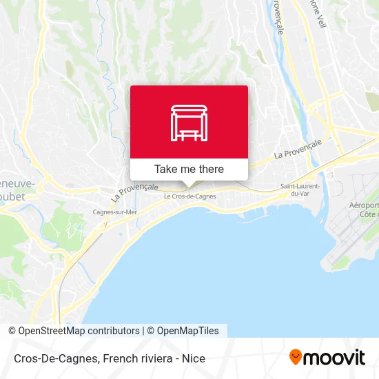 Cros-De-Cagnes map