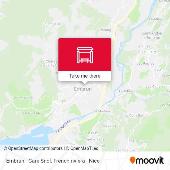 Embrun - Gare Sncf map