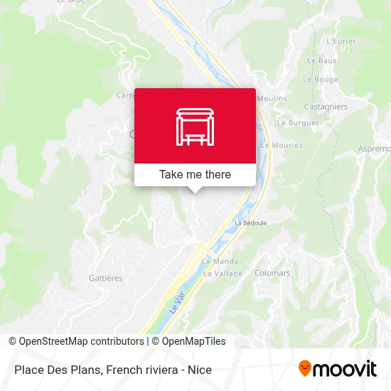 Place Des Plans map