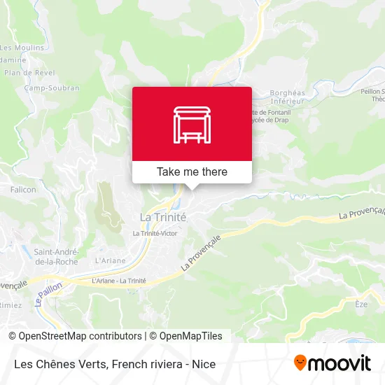 Les Chênes Verts map