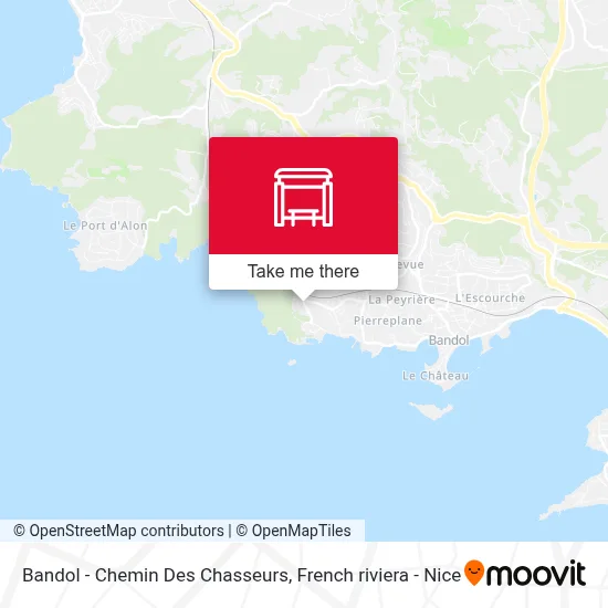 Bandol - Chemin Des Chasseurs map