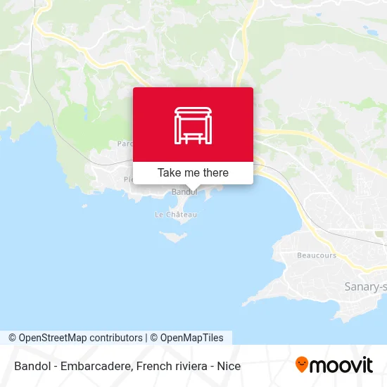 Bandol - Embarcadere map