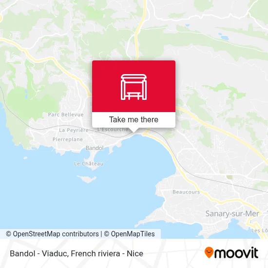 Bandol - Viaduc map