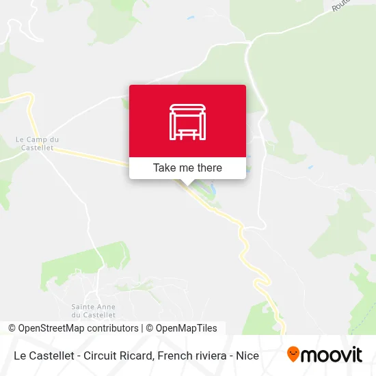 Le Castellet - Circuit Ricard map