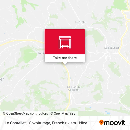 Le Castellet - Covoiturage map