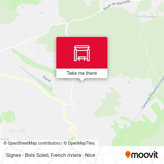 Signes - Bois Soleil map