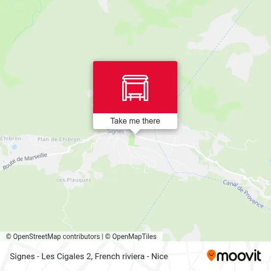 Signes - Les Cigales 2 map