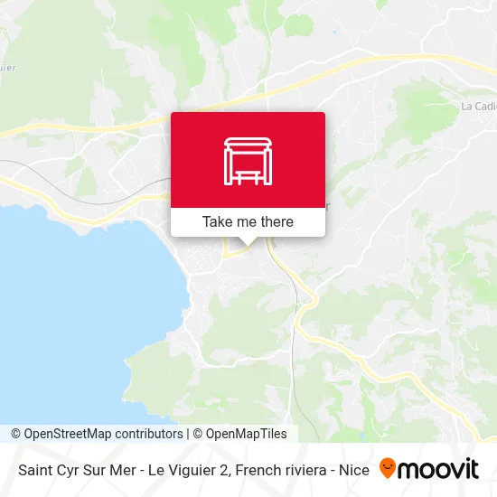 Saint Cyr Sur Mer - Le Viguier 2 map