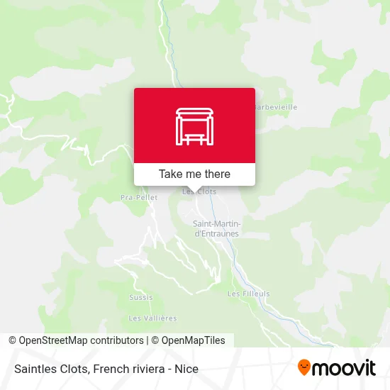Mapa Saintles Clots