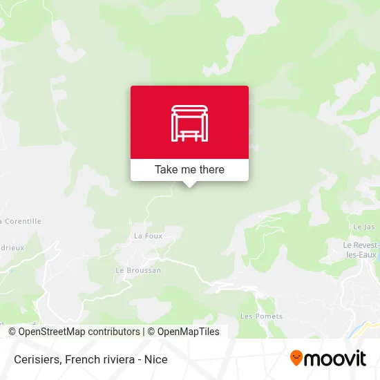 Cerisiers map