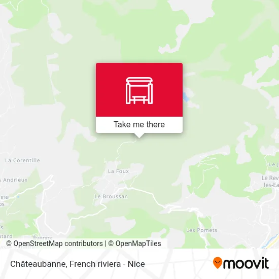 Châteaubanne map