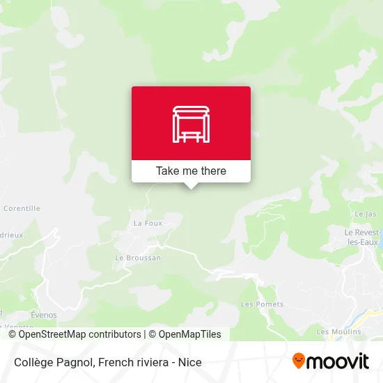 Collège Pagnol map