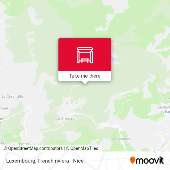 Luxembourg map