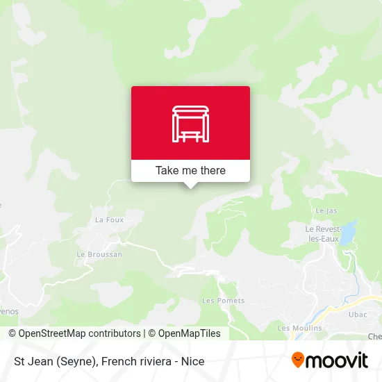 St Jean (Seyne) map