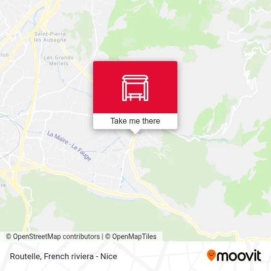Mapa Routelle