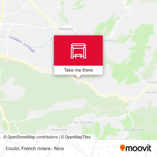 Mapa Coulin