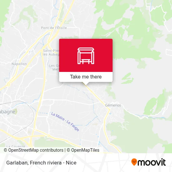 Garlaban map