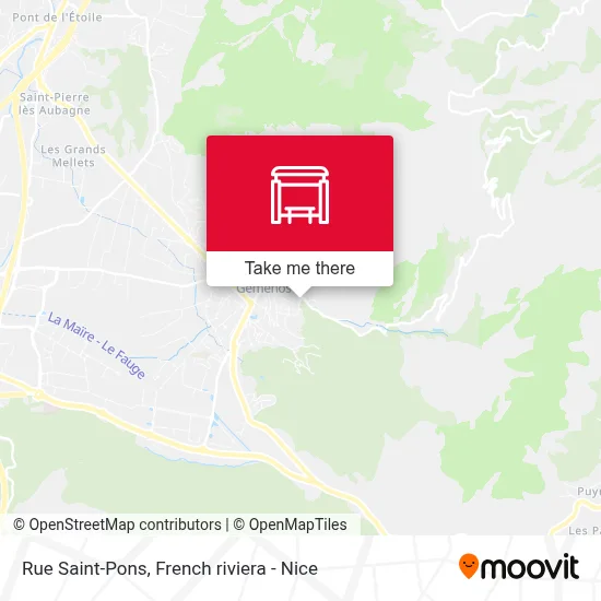 Mapa Rue Saint-Pons