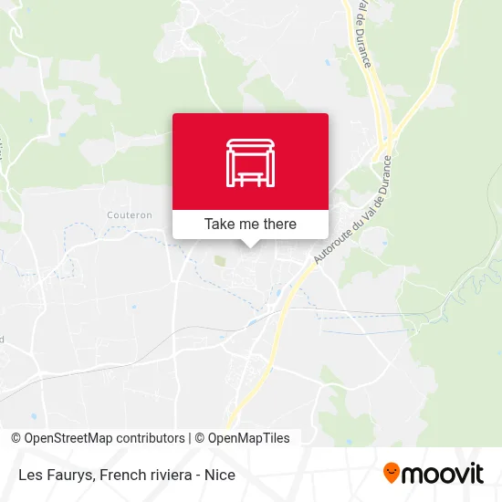 Les Faurys map