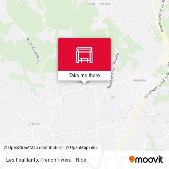 Les Feuillants map