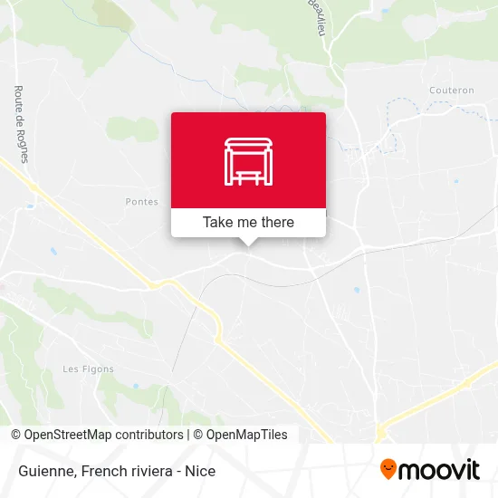 Mapa Guienne