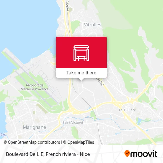 Boulevard De L E map