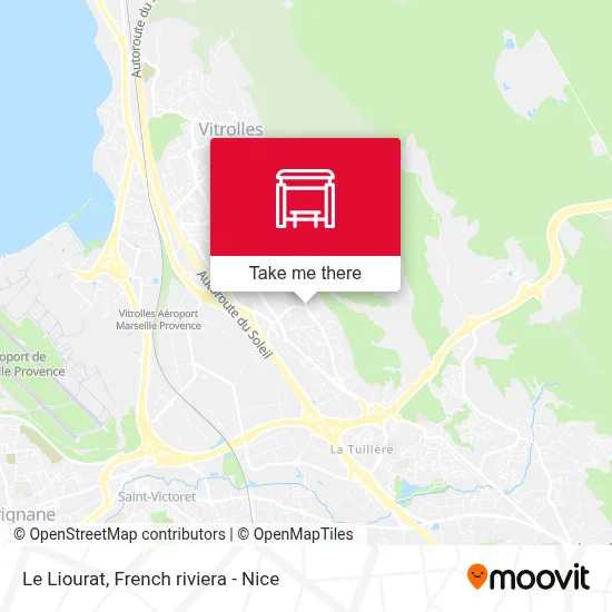 Le Liourat map