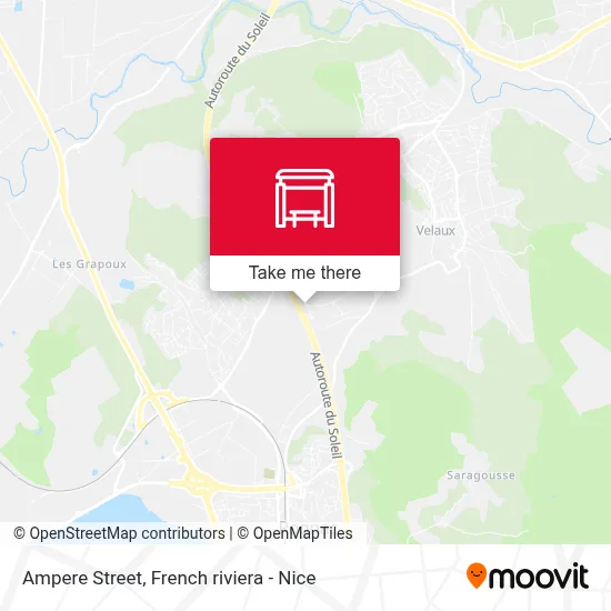 Mapa Rue Ampere