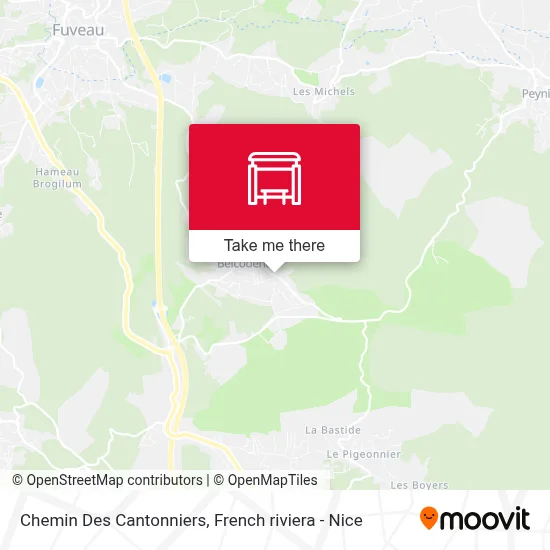 Chemin Des Cantonniers map