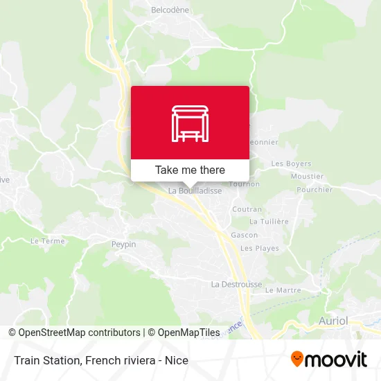 La Gare map