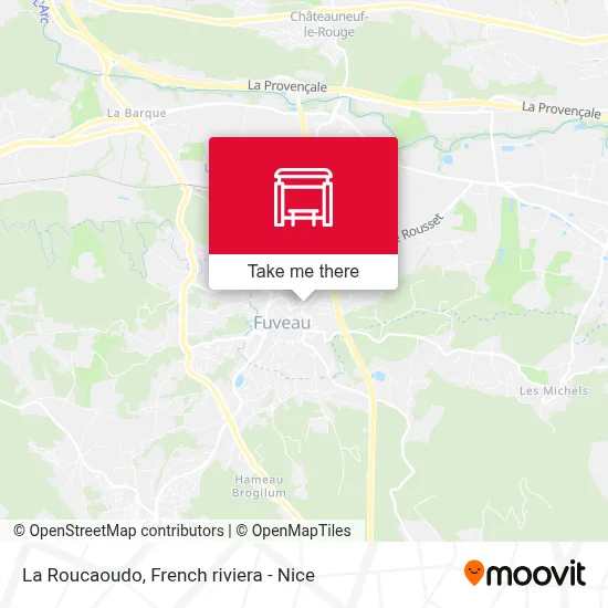 La Roucaoudo map