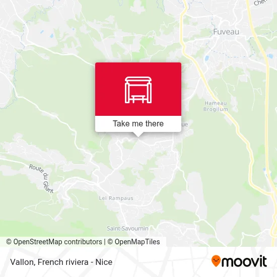 Mapa Vallon