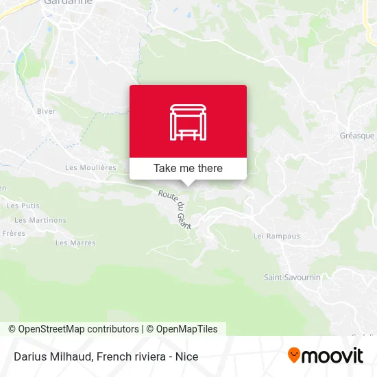 Darius Milhaud map