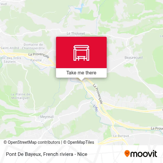 Pont De Bayeux map