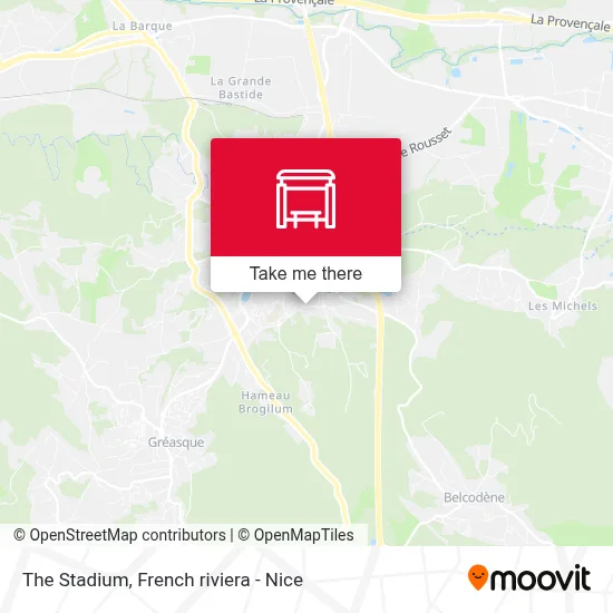 Mapa Le Stade